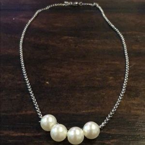 Homemade pearl necklace
